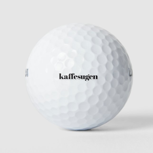 Pelotas De Golf Kaffesugen Golf Ball (Anverso)