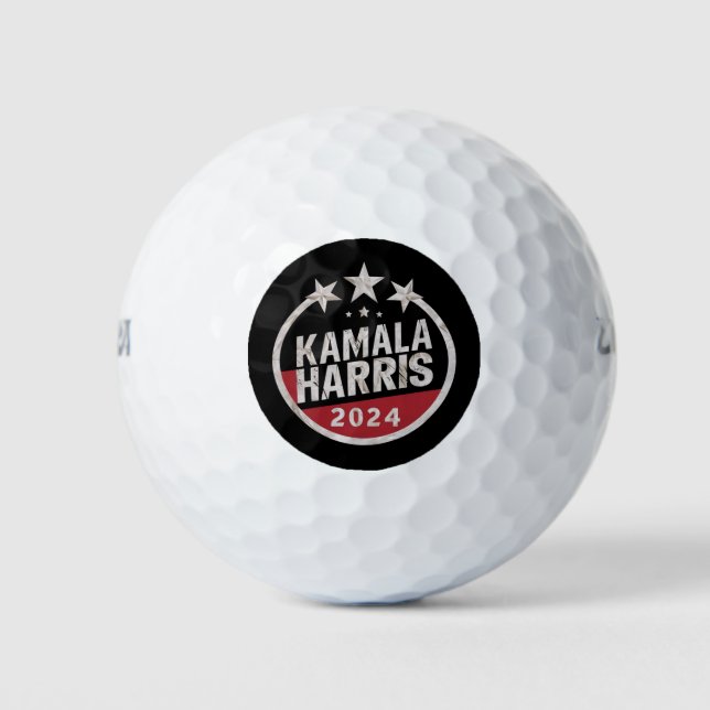 Pelotas De Golf Kamala Harris 2024 Por Las Elecciones Retro Presid (Anverso)
