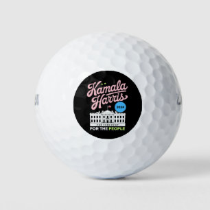 Pelotas De Golf Kamala Harris 2024 Voto Demócrata Social Azul