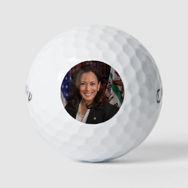 Pelotas De Golf Kamala Harris Vicepresidente de los Estados Unidos (Anverso)