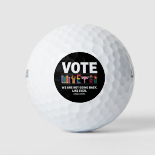 Pelotas De Golf Kamala No Volveremos Atrás Como Siempre Feminista