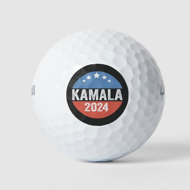 Pelotas De Golf Kamala Por La Elección Del Presidente Kamala 2024 (Anverso)