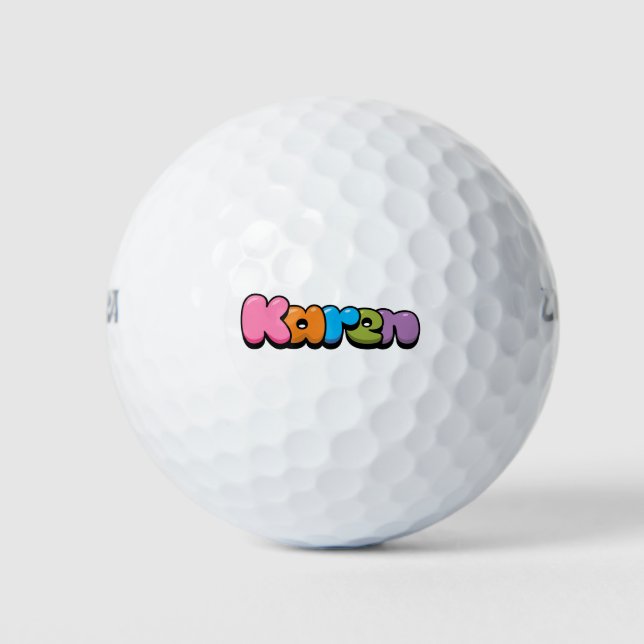 Pelotas De Golf Karen (Anverso)