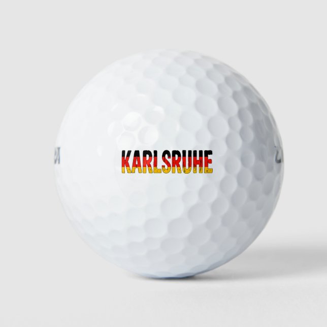 Pelotas De Golf Karlsruhe Alemania (Anverso)