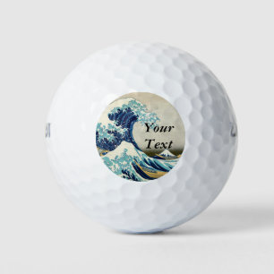 Pelotas De Golf Katsushika Hokusai - La gran ola de Kanagawa