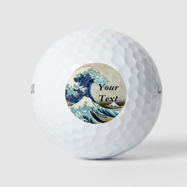 Pelotas De Golf Katsushika Hokusai - La gran ola de Kanagawa (Anverso)