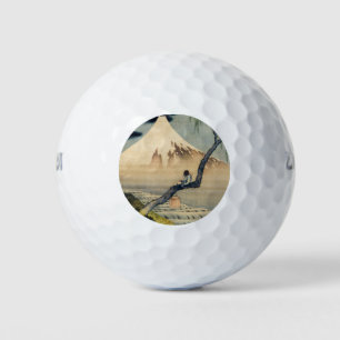 Pelotas De Golf Katsushika Hokusai - Muchacho viendo el Monte Fuji