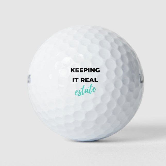 Pelotas De Golf Keeping It Real Estate 2 (Anverso)
