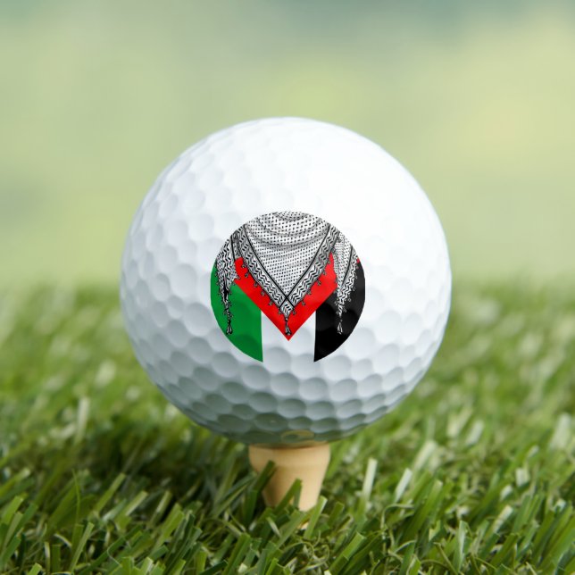 Pelotas De Golf Keffiyeh palestino Scarf tejido tradicional (Camiseta in situ)