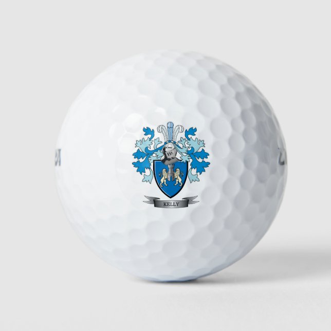 Pelotas De Golf Kelly Coat of Arms (Anverso)