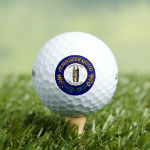 Pelotas De Golf Kentucky: Bandera estatal de la Commonwealth de Bl