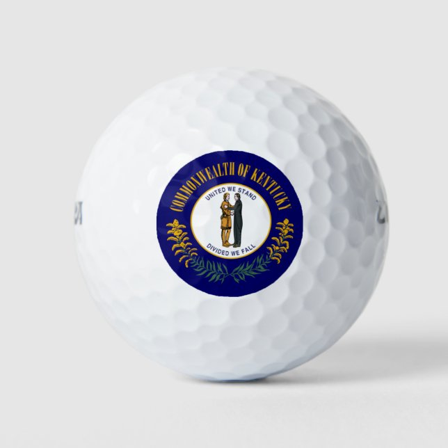 PELOTAS DE GOLF KENTUCKY FLAG (Anverso)