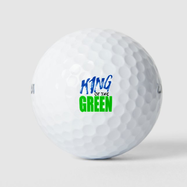 Pelotas De Golf king of the green dark green (Anverso)