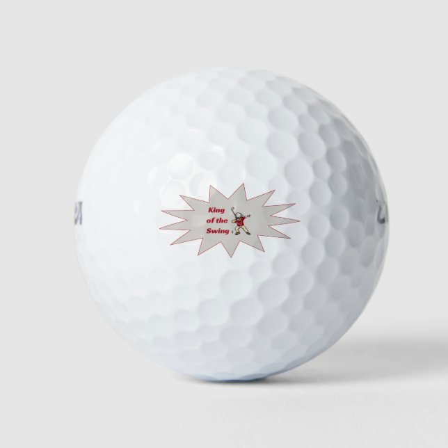 Pelotas De Golf King Of The Swing Golf Balls (Anverso)
