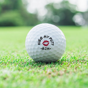 Pelotas De Golf Kiss My Putt Monogrammed