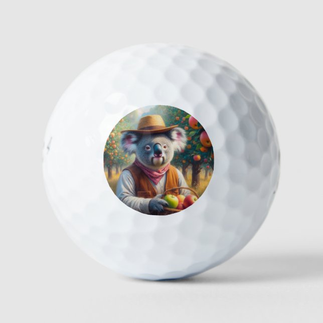 Pelotas De Golf Koala Apple Orchard (Anverso)