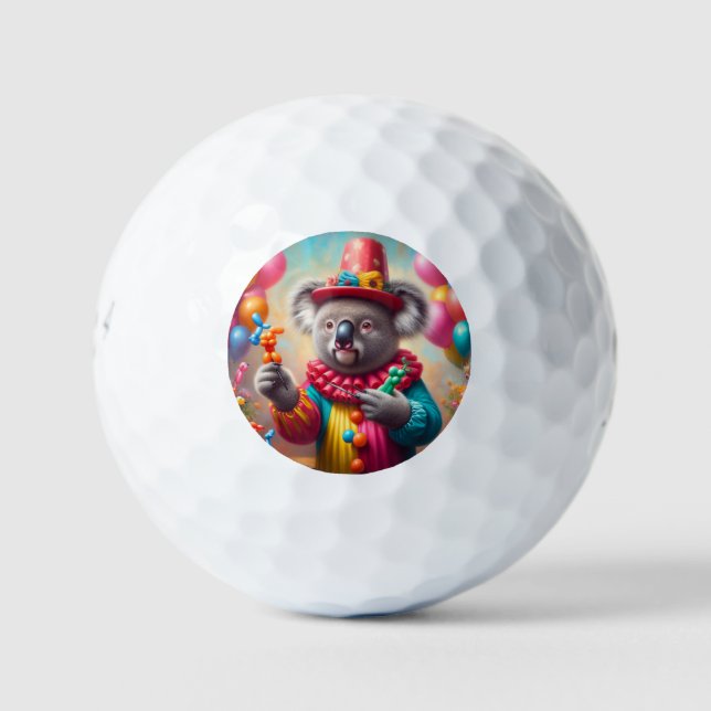 Pelotas De Golf Koala Clown (Anverso)