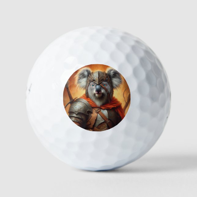 Pelotas De Golf Koala Fantasy Warrior (Anverso)
