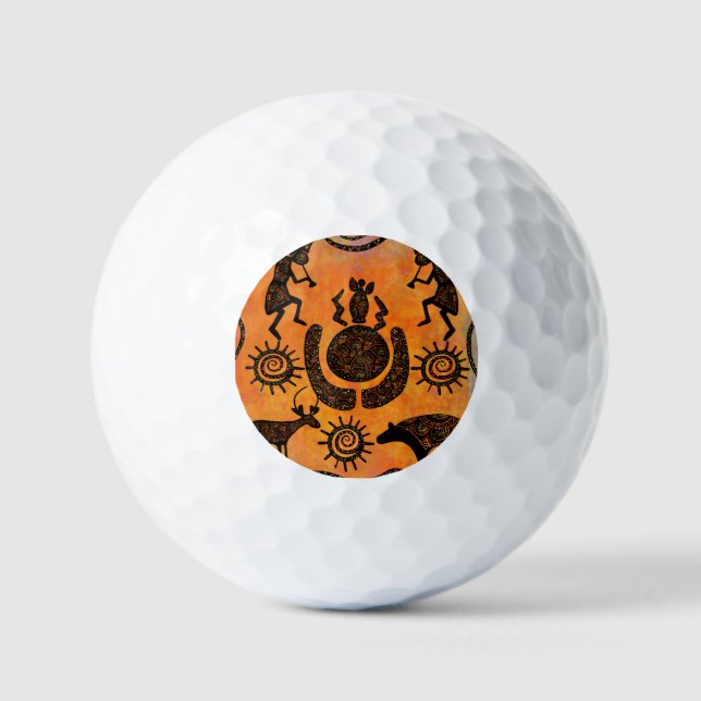 PELOTAS DE GOLF KOKOPELLI  (Anverso)