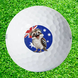 Pelotas De Golf Kookaburra de la risa australiana   