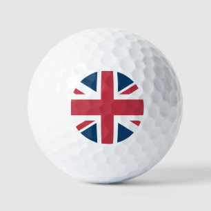 Pelotas De Golf La bandera británica Union Jack