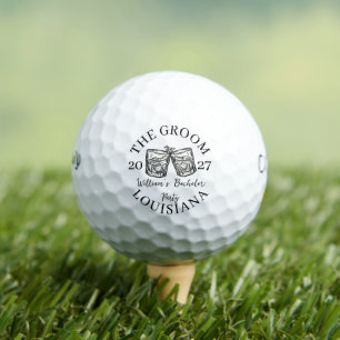 Pelotas De Golf La boda del novio La fiesta de soltero de los chic