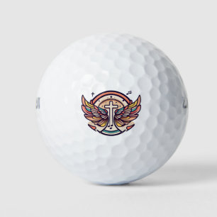 Pelotas De Golf La colorida cruz Agnel Wings se regocija