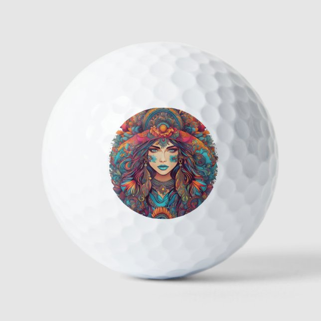 Pelotas De Golf La Divina Feminidad (Anverso)