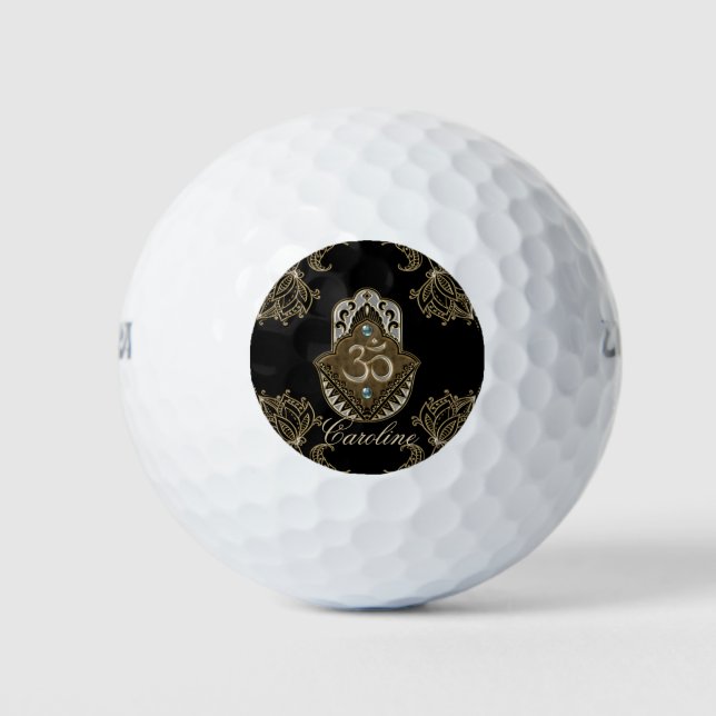 Pelotas De Golf La elegante señal Ohm. (Anverso)