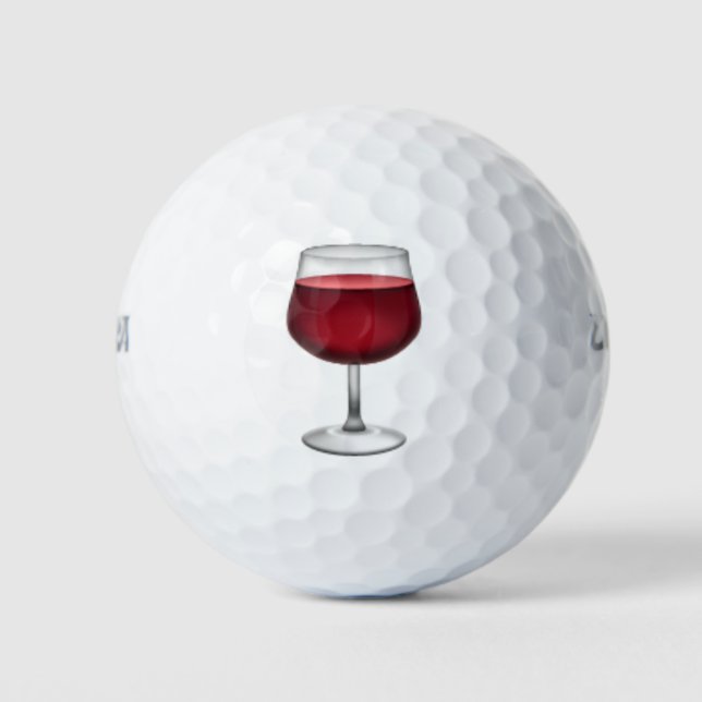 PELOTAS DE GOLF **LA ENTUSIASTA DEL VINO ULTIMADA** (Anverso)