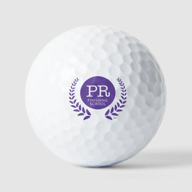 Pelotas De Golf La escuela de acabado de relaciones públicas (Anverso)