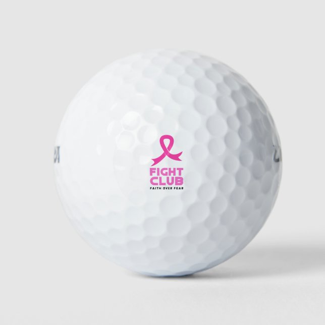 Pelotas De Golf La fe sobre el miedo (Anverso)