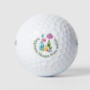 Pelotas De Golf La felicidad florece desde adentro