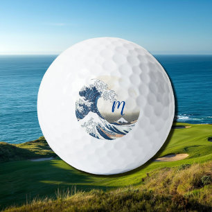 Pelotas De Golf La Gran Ola - Arte japonés