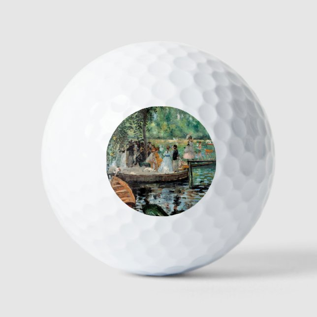 Pelotas De Golf La Grenouillère Auguste Renoir (Anverso)