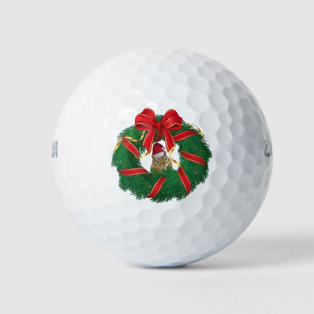 Pelotas De Golf La guerra de los Navidades de Chipmunk (Anverso)