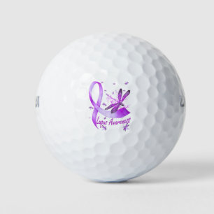 Pelotas De Golf La libélula de la libélula púrpura y la conciencia