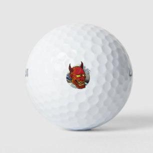 Pelotas De Golf La máscara japonesa Hannya