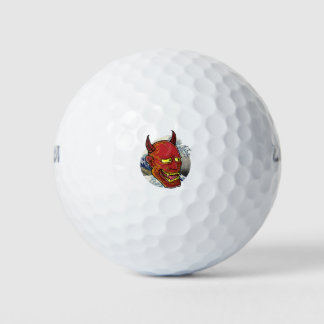 Pelotas De Golf La máscara japonesa Hannya