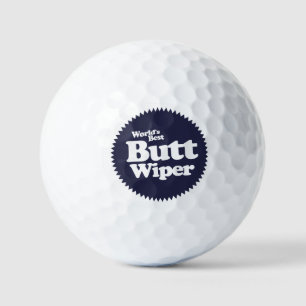 Pelotas De Golf La mejor enfermera limpiadora de traseros del mund