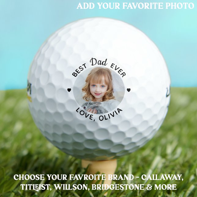 Pelotas De Golf La mejor foto Personalizado de DAD jamás personali (Subido por el creador)