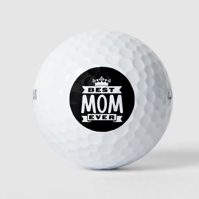 Pelotas De Golf La mejor mamá de todos los tiempos (Anverso)