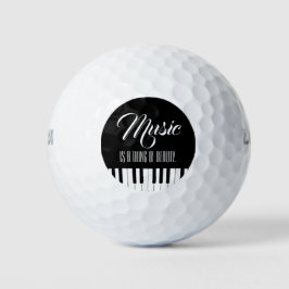 Pelotas De Golf La Música Es Algo De Belleza