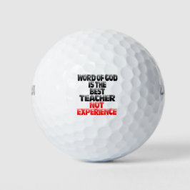 PELOTAS DE GOLF LA PALABRA DE DIOS ES EL MEJOR PROFESOR... NO EXPE