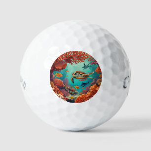 Pelotas De Golf "La paleta de los océanos"