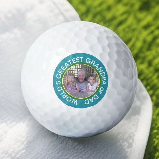 Pelotas De Golf La plantilla de fotos del mayor Personalizado del 