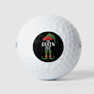 Pelotas De Golf La Reina Elfa Pareja Familia Navidad Mujeres