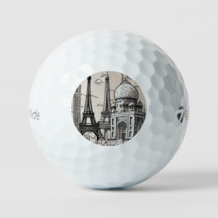 Pelotas De Golf "La vida de la ciudad en líneas"