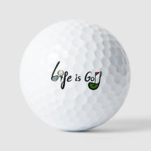 La vida es golf - Divertido diseño de citas para a