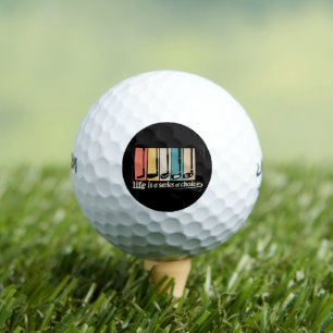 Pelotas De Golf La vida es una serie de opciones Golf Divertido Go